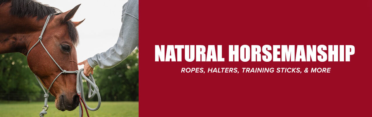Natural Horsemanship: Ropes, Halters, Training Sticks & More